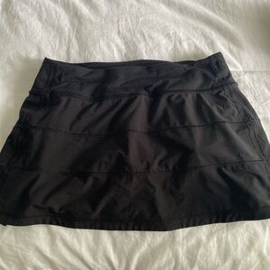 Lululemon Athletica Black Skater Skirt